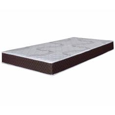 Colchão Solteiro Umaflex Orleans com Molas Ensacadas 20x88x188cm - Marrom/Branco