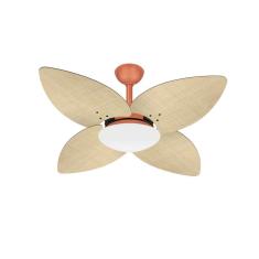 Ventilador Teto Cobre Winds Econômico Sala 4 Pás Ventax 110V