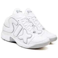 Tênis de Basquete Zoom Freak em Couro Numeros Especiais Grandes Estilo e Conforto Branco