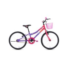 Bicicleta Infantil Bixy Aro 20 com Cesta Juvenil-Feminino