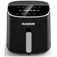 Fritadeira Elétrica Air Fryer 7.5L com Tela Digital, Livre de PFAS, 100 Predefinições e 50 Memória, 110V 1800W, Nuwave, Preta