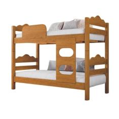 Beliche 100% Mdf Grade De Proteção Escadinha Confortável - Beliche Kên