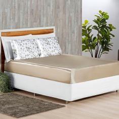 Jogo De Cama Alya Casal Padrão 03 Peças Marfim