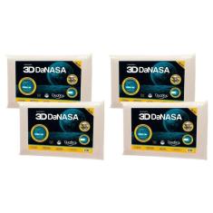 Travesseiro Viscoelástico 3D DaNasa DT3241 Kit c/ 4 Un (50x70) - Duoflex