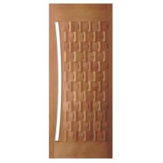 Porta de Madeira Maciça Egito Para Vidro Em Arco Casmavi de Cedro Aran