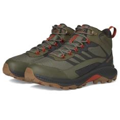 Merrell Tênis masculino Speed Strike 2 Mid impermeável para caminhada, Oliva, 39