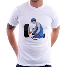 Camiseta Borracharia - Foca na Moda, Branco, GGG