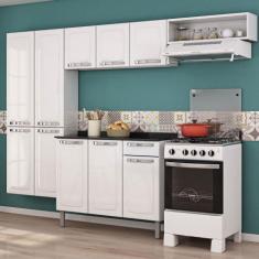 Cozinha Compacta Itatiaia Rose Completa com 4 Peças 10 portas e 1 gave