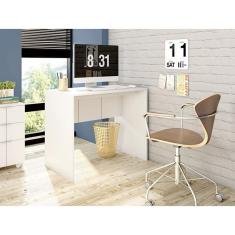 Mesa De Computador 90 Cm Cubic  Branco - Caemmun