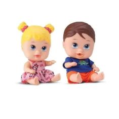 Boneca Little Dolls Gêmeos - Diver Toys - Divertoys