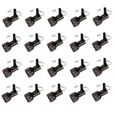 Kit 20x Spot tela para trilho perfilado ou eletro calha Pt