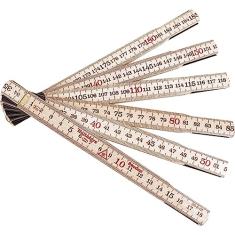 Escala métrica 2 metros 12 dobras madeira natural - Vonder