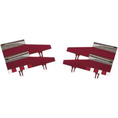 Barreira Cônica De Curva Chicane Pista De Autorama 1/32