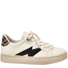 Tênis Feminino Casual Dia a Dia Passeio Trabalho Flatform Animal Print Via Marte 082-002