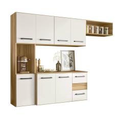 Armario Cozinha 7 Portas E 2 Gavetas Juliete Freijo-off White Freijo-off White