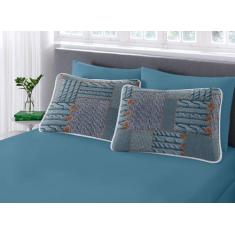 Jogo de Cama Casal 3 Peças em Malha 100% Algodão - Sul Brasil, Nevada