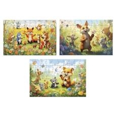 Kit 4 Quebra-Cabeças Infantis Bichinhos Fofinhos De 60 Peças - Reidope