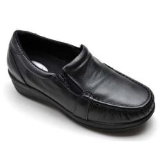 Sapato Tênis Feminino Ortopédico De Zíper Mocassim Casual Anti Stress 