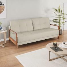 Sofá Cama Linho Azaléia Yescasa