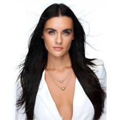 Colar duplo coração