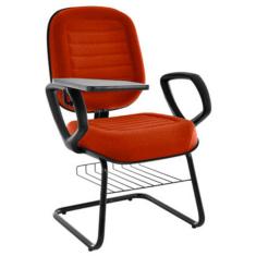 Cadeira Universitária Com Prancheta Linha Blenda Vermelho