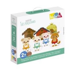 Dedoches Três Porquinhos Brinquedo Contação De Histórias - Babebi