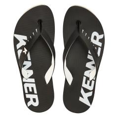 Chinelo Sandália Kenner Red Preto e Branco-Masculino