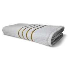 Toalha De Banho Grande Dubai 70x130cm 300g 100% Algodão - Branco Branco