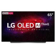 Smart TV LG 65 4K OLED65CX HDR WiFi Bluetooth Inteligência Artificial ThinQAI Smart Magic Google Alexa