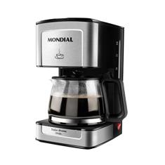 MONDIAL Cafeteira Elétrica Dolce Arome, 220V, 550W, Preto/Inox - C-43-20X-SI