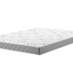 Colchão Espuma Casal D23 14cm 1,88m 1,38m Double Face Mobi Xadrez Xadrez Preto