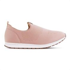 Tênis Via Uno Slip On Casual Feminino-Feminino