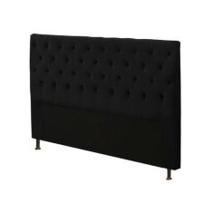 Cabeceira Cristal Para Cama Box Casal Queen 160 cm Suede - JS Móveis, 