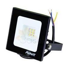 Led refletor slim10 avant 750 lumens 6500k 10w ip65