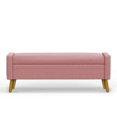 Recamier Bau Londres 1,20m Suede Rose - Clique Decor