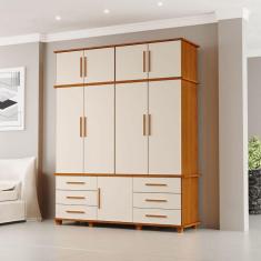 Guarda Roupas Infantil 4 Portas 6 Gavetas E Maleiro Londres