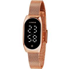 Relógio Lince Feminino Digital Rosê Ldr4642l Pxrx
