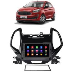 Kit Central Multimídia Android Ford ka 2018 2019 2020 2021 7 Polegadas