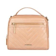 Bolsa de mão em couro liso Lara-Feminino