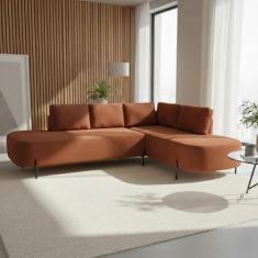 Sofá de Canto Luna Orgânico 265 Cm YesCasa