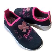 Tenis Escolar Menina Barbi Bi-Feminino