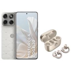 Smartphone Motorola Edge 70 512GB 5G 12GB RAM - Câm. Tripla + Moto Bud