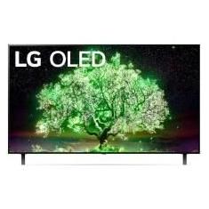 Smart TV LG 65'' OLED 4K Dolby Vision IQ Dolby Atmos Inteligência Artificial ThinQ AI Google Alexa OLED65A1 2021