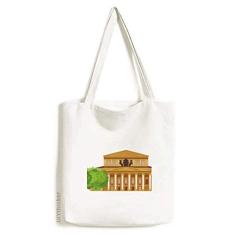 Bolsa de lona com símbolo nacional da Rússia Ilustração Bolsa de compras casual