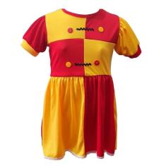 Fantasia Vestido Infantil Emília