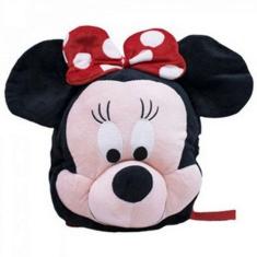 Mochila Infantil Preto Minnie Pelúcia: Disney