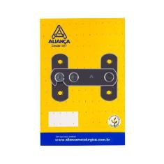 cartela fecho para janela de madeira oxidado alianca