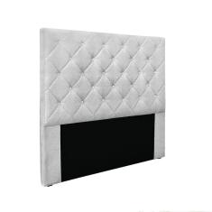 Cabeceira Cama Box Queen 160 Cm Tania Linho Grigio S04 - D`rossi