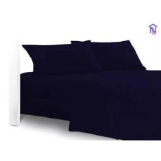 Jogo De Lençol Casal 3 Peças Microfibra Premium 100% Poliéster - Elohi