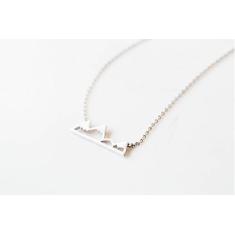 Colar Cordão Montanhas De Gelo Folheado Prata - Milena Folheados